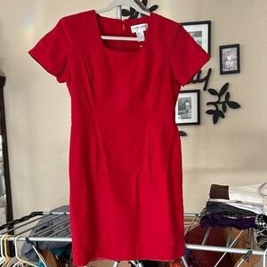 Classic Red Mini Dress